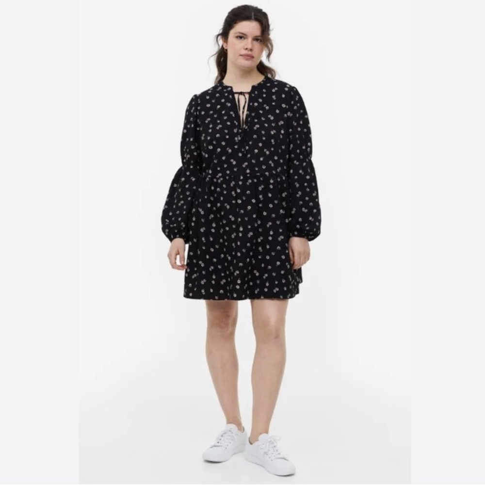 H & M+ Patterned A-Line Dress XXL
